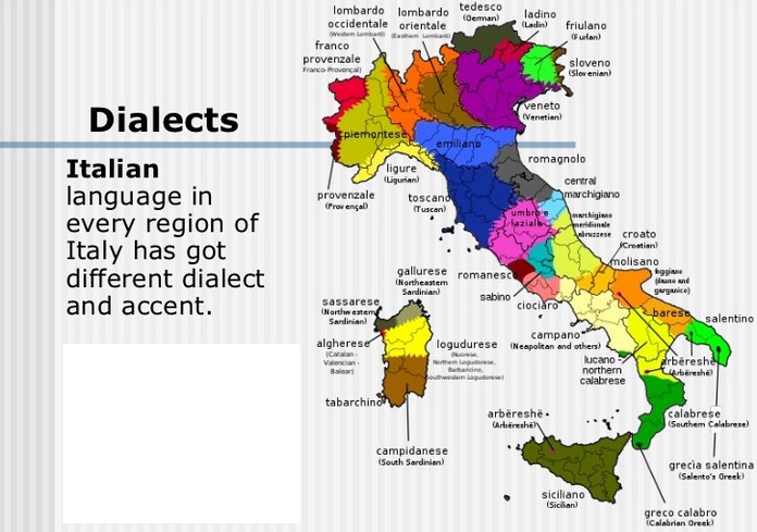 Map Of The Italian Languages And Dialects This Is Italy