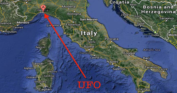 Amateum Video captures 38 UFOs passing over Italy