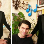 Andrea Bocelli and son Matteo