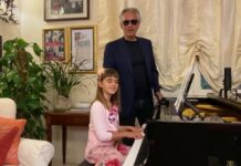Andrea Bocelli & his daughter Virginia Bocelli on piano – Ich Liebe Dich – (Full version)