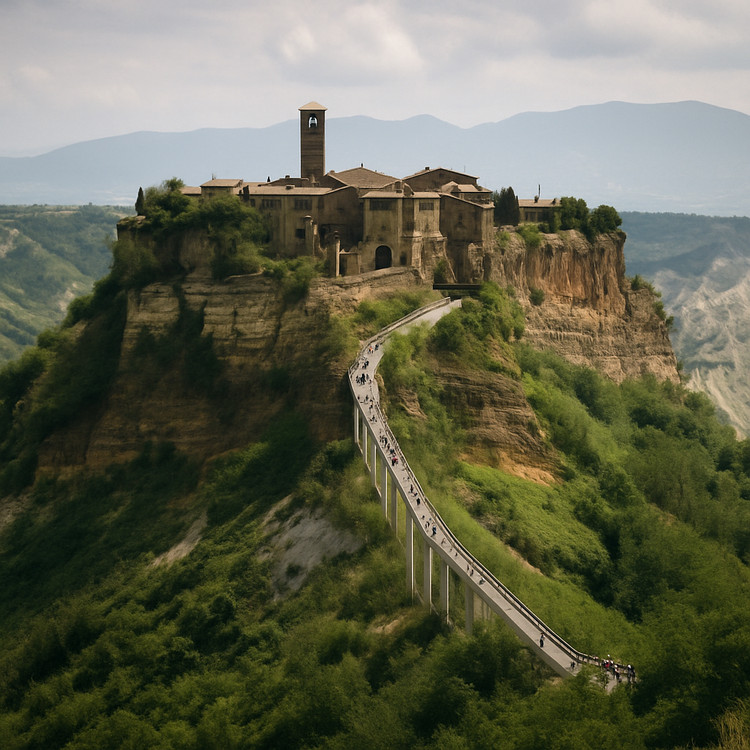 Civita di Bagnoregio - A Hilltop Town in Italy