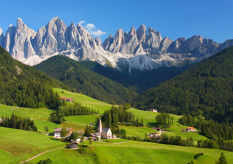 The Dolomites in Italy
