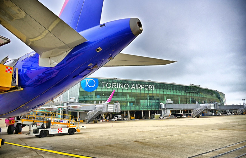 Torino Airport in Italy